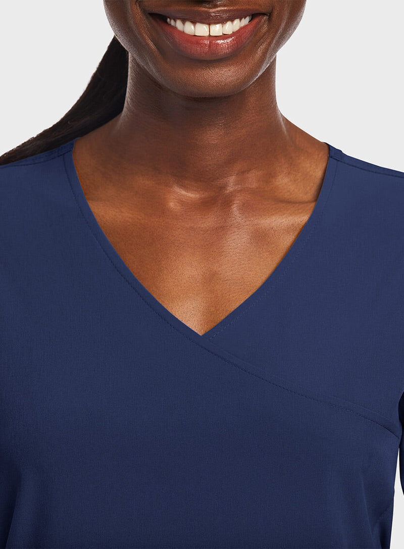 Nvy - Maevn Women's Scrub Tops - Back View