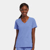 Ceil Blue - Maevn Scrub Tops - Detail View