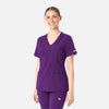 Eggplant - Maevn Scrub Tops - Detail View