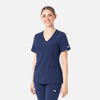 Navy - Maevn Scrub Tops - Detail View