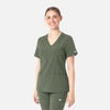Olive - Maevn Scrub Tops - Detail View