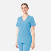 Turquoise - Maevn Scrub Tops - Detail View