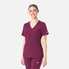 Wine - Maevn Scrub Tops - Detail View
