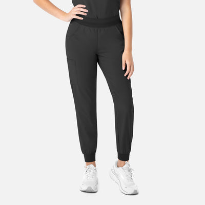 Women's 8 Pocket Momentum Yoga Waist Scrub Jogger