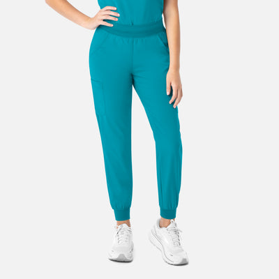Jogger quirúrgico de yoga de 8 bolsillos para mujer