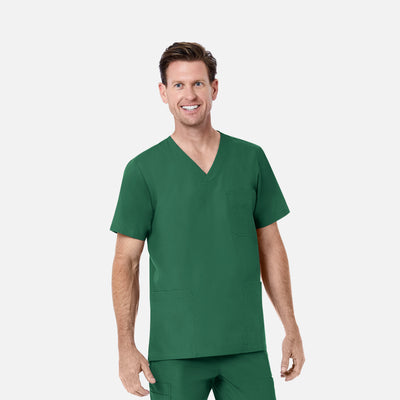 Men's 4 Pocket V-Neck Scrub Top