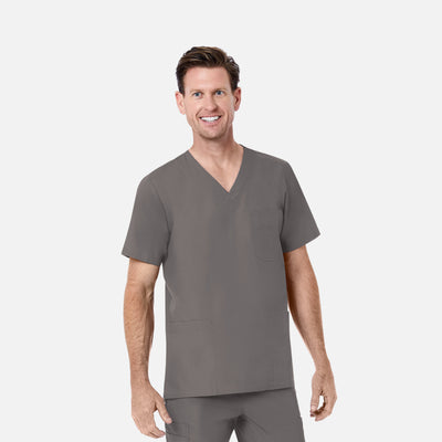 Men's 4 Pocket V-Neck Scrub Top