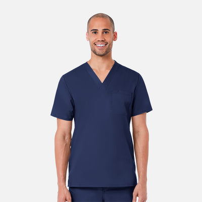 Men's 1 Pocket V-Neck Scrub Top