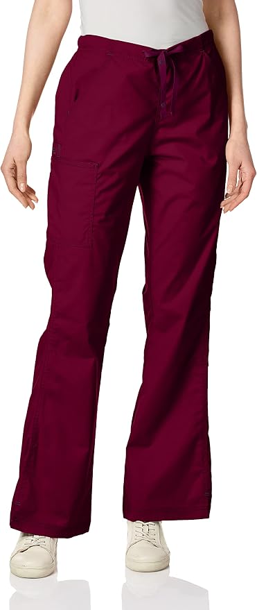WonderWink WonderFLEX Grace Women's 4-Pocket Stretch Flare Leg Cargo Scrub Pant