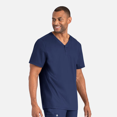 Men's Matrix Tuckable Henley Top