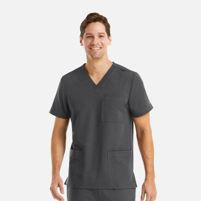 Men's 4 Pocket Matrix Pro V-Neck Scrub Top