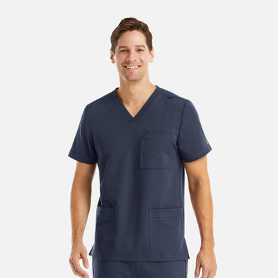 Men's 4 Pocket Matrix Pro V-Neck Scrub Top