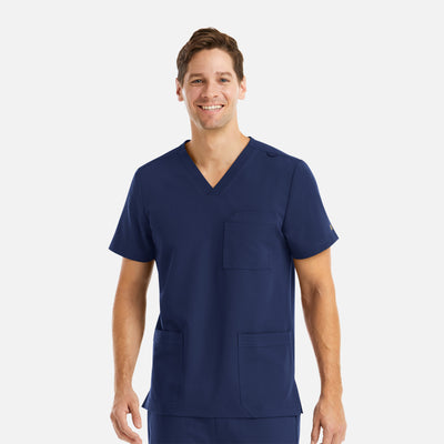Men's 4 Pocket Matrix Pro V-Neck Scrub Top