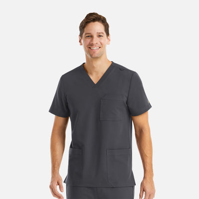 Men's 4 Pocket Matrix Pro V-Neck Scrub Top