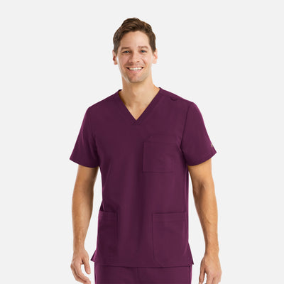 Men's 4 Pocket Matrix Pro V-Neck Scrub Top