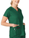 WonderWink WonderFLEX Verity Women's 4-Pocket Stretch V-Neck Scrub Top