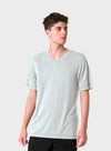 Light Grey - Maevn Men's Scrub Tops - Side View