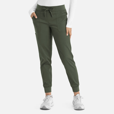 Women's 5 Pocket Yoga Waist Scrub Jogger
