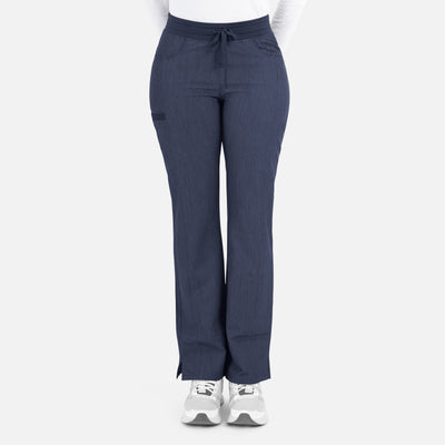 Women's 6 Pocket Yoga Waistband Tapered Scrub Pants