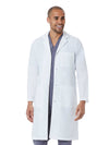 White - Maevn Men's Lab Coats - Front View