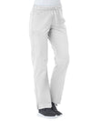 White - Maevn Scrub Pants - Detail View