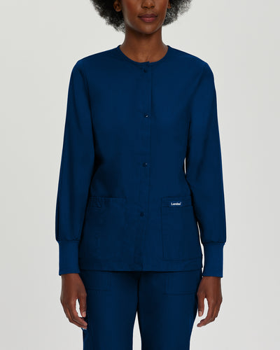 Women's 4 Pocket Warm-Up Scrub Jacket