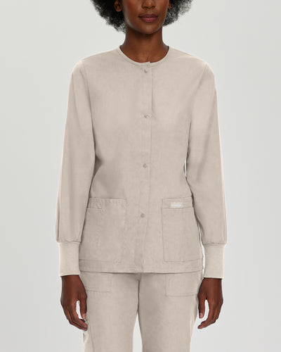Women's 4 Pocket Warm-Up Scrub Jacket