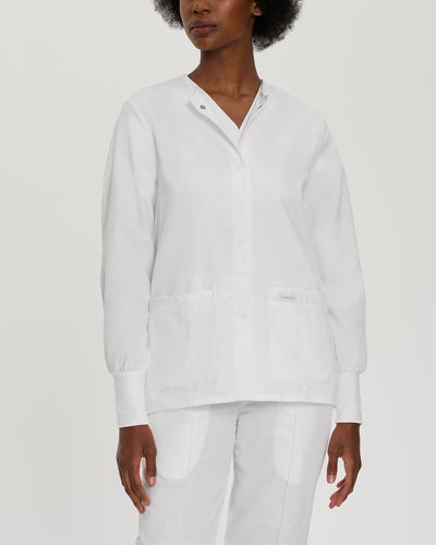 Women's 4 Pocket Warm-Up Scrub Jacket