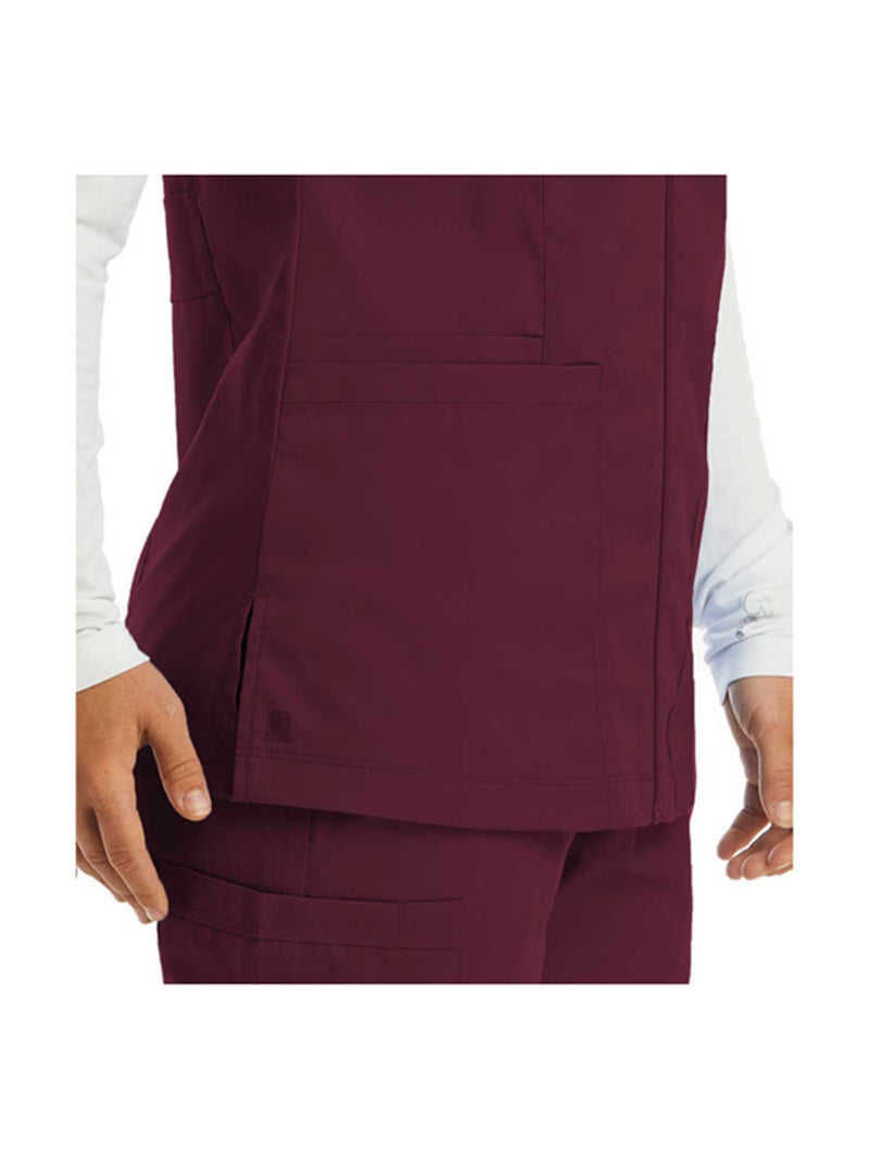 Standard - Maevn Unisex Scrub Tops - Back View