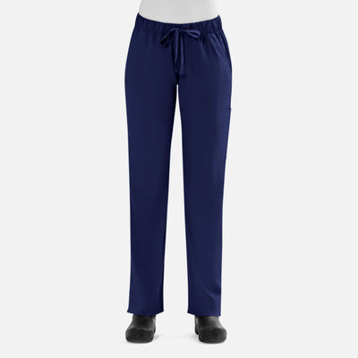 Women's 4 Pocket Full Waist Band Cargo Scrub Pants