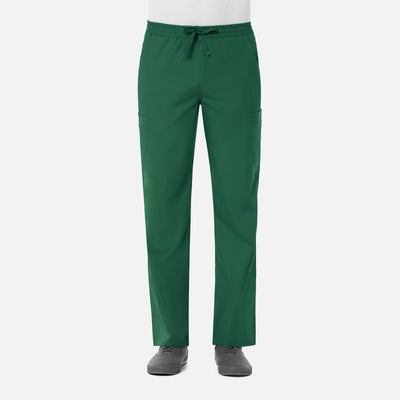 Men's 6 Pocket Full Elastic Cargo Scrub Pants