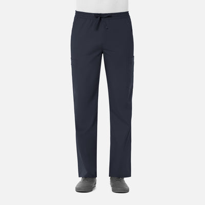 Men's 6 Pocket Full Elastic Cargo Scrub Pants