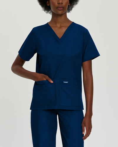 Women's V-Neck Scrub Top for Nursing