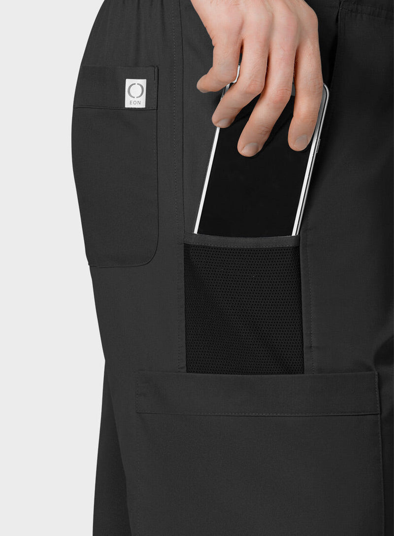Blk - Maevn Scrub Pants - Detail View