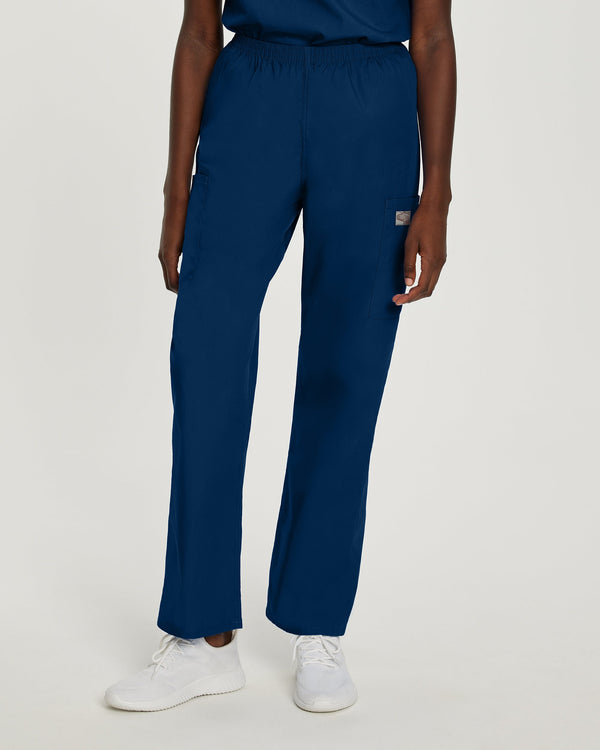 Women's 3 Pocket Cargo Straight Leg Scrub Pant for Nursing
