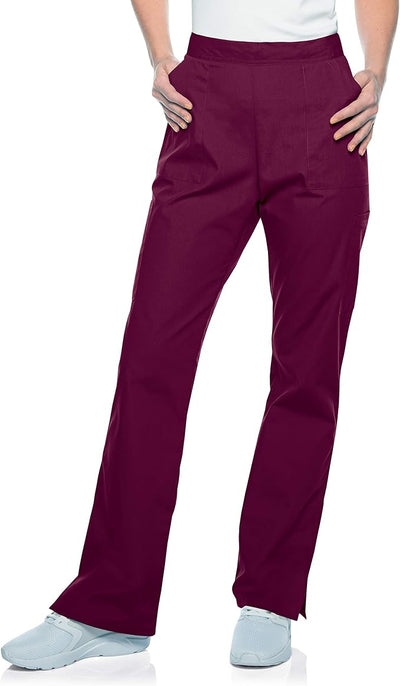 Landau Scrub Zone Women's 5 Pocket Cargo Straight Leg Scrub Pant for Nursing