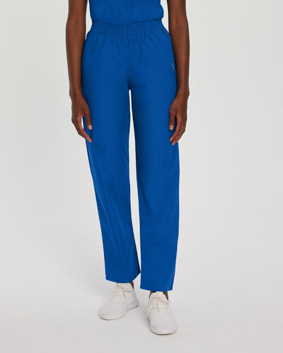 Women's 2 Pocket Basic Pull On Scrub Pants