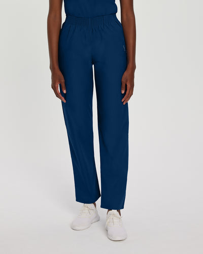 Women's 2 Pocket Basic Pull On Scrub Pants