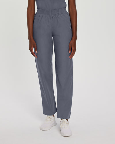 Women's 2 Pocket Basic Pull On Scrub Pants