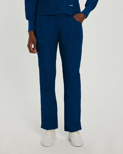 Women's 6 Pocket Cargo Straight Leg Scrub Pant for Nursing