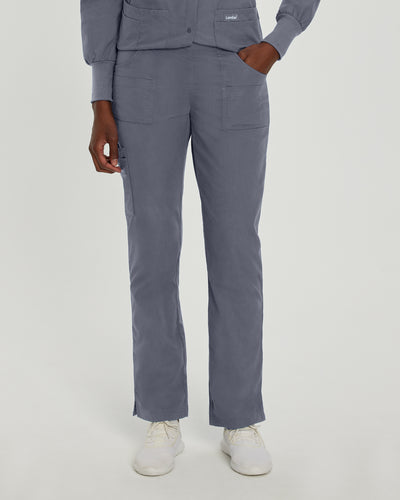 Women's 6 Pocket Cargo Straight Leg Scrub Pant for Nursing