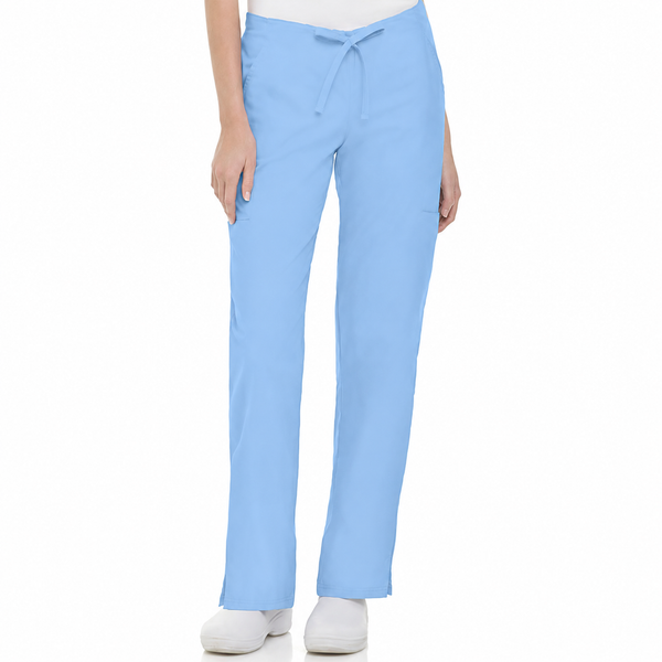 Women's 5 Pocket Cargo Straight Leg Scrub Pant for Nursing