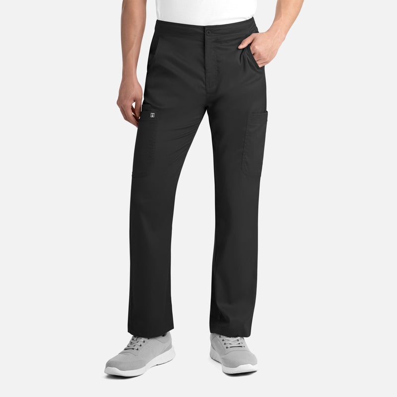 Black - Maevn Scrub Pants - Detail View