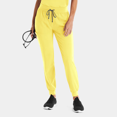 Women's 5 Pocket Matrix Impulse Yoga Waist Scrub Jogger