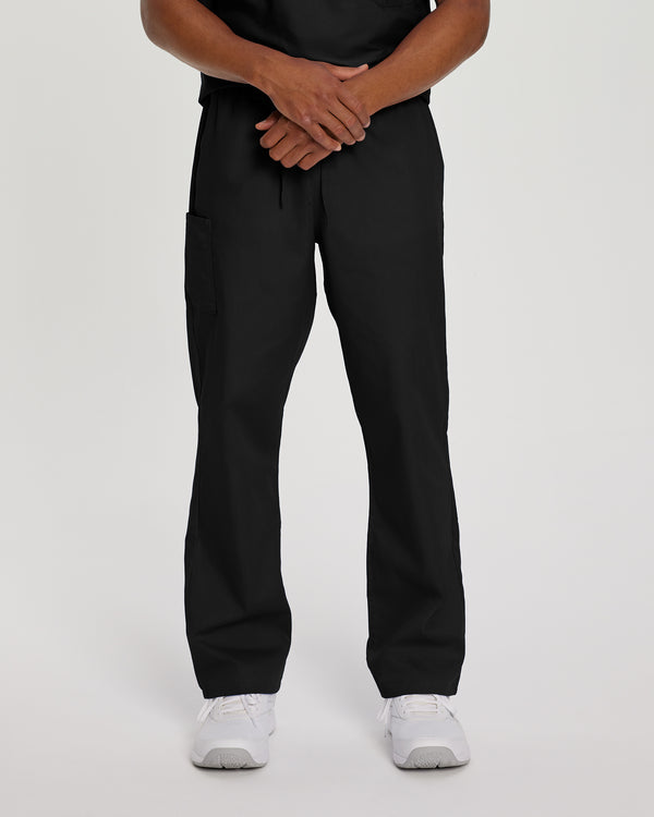 Pantalón de uniforme unisex de pierna recta con 2 bolsillos para enfermería