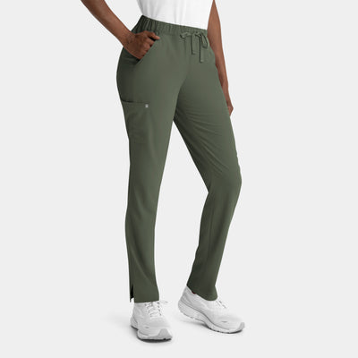 Women's 5 Pocket Skinny Pull-On Scrub Pants