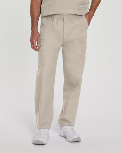 Men's 7 Pocket Cargo Straight Leg Scrub Pant for Nursing