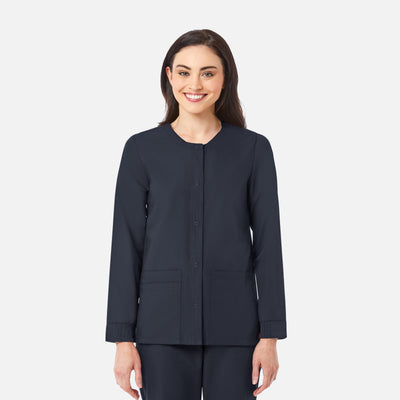 Women's 2 Pocket Warm-up Scrub Jacket