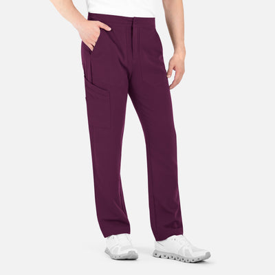 Men's 7 Pocket Matrix Pro Half Elastic Waistband Cargo Scrub Pants