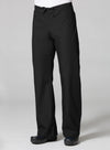 Black - Maevn Unisex Scrub Pants - Front View